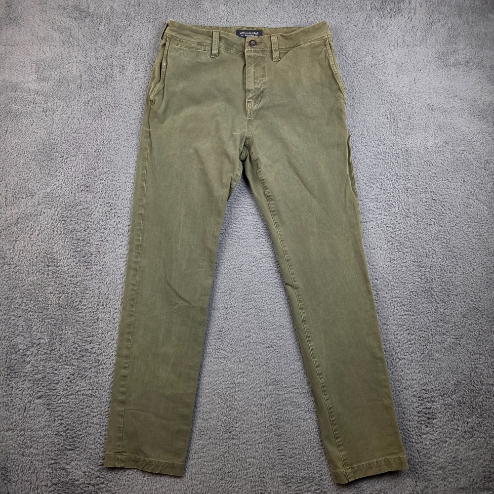 American Eagle Jeans Men's 29x32 Slim 360 Extreme Flex Green Pants Stretch
